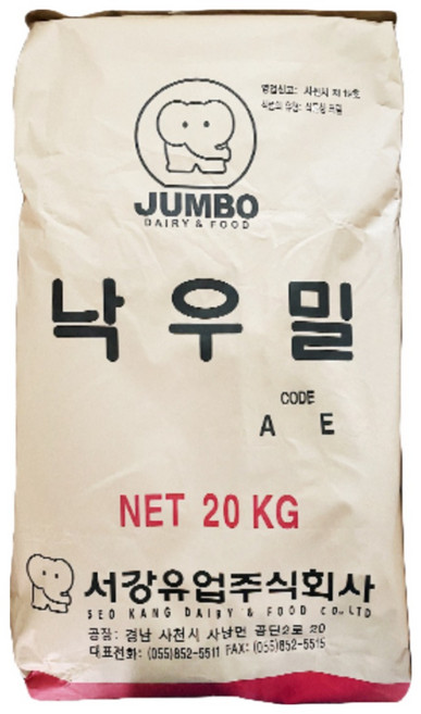 낙우밀 가공분유, 20kg, 20kg, 1개