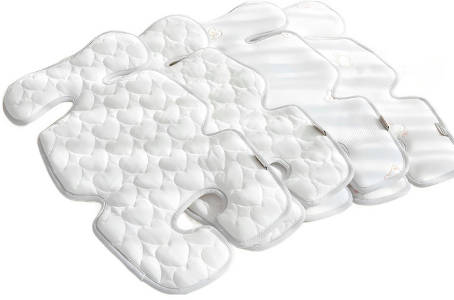 베베누보 하이퍼닉 듀라론 냉감 유모차 쿨시트, 하트, 1개