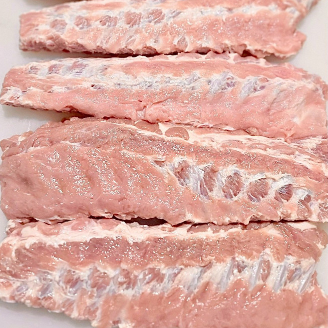 등갈비 업소용 쪽갈비 원료 10kg 박스 (스페인산), 1개