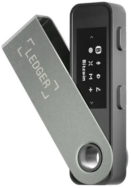 [Authorized Reseller] 렛저 Ledger Nano S Plus 비트코인지갑 가상화폐지갑 코인월렛 콜드월렛 입문자용, 블랙