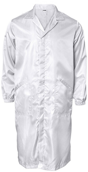 방진복 제전복 Y카라 가운, 1개, 가운 화이트