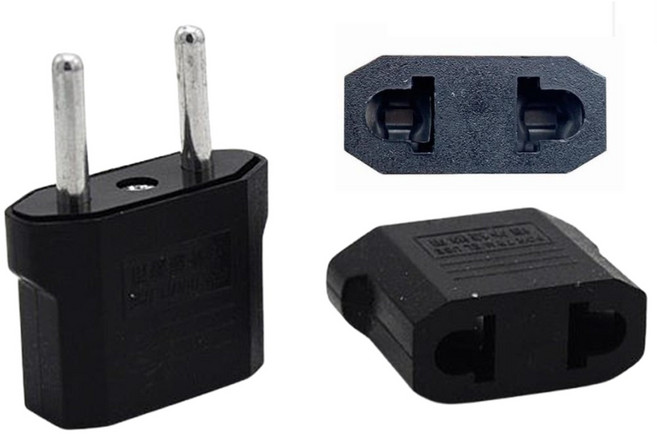 110V-220V 돼지코 변환어댑터 플러그 3개 발송 직구용 전자제품 일본 미국 변환플러그 110V to 220V, 4cm