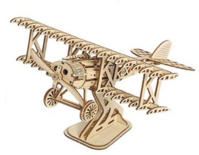 3D 입체퍼즐 비행기 나무퍼즐 DIY 퍼즐, 단품, 105피스, 1개