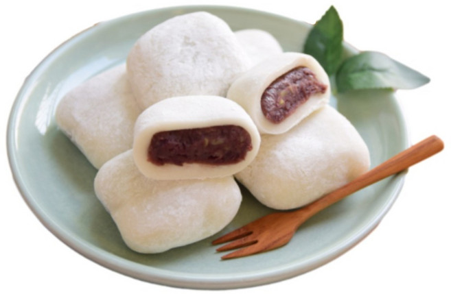 쫄깃하고 달콤한 옛날 찹쌀떡 수제 전통떡 부드러운 간식, 30개, 60g