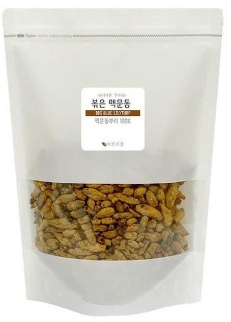 바른건강 구수한맛의 볶은맥문동 100% 맥문동(볶음) 맥문동뿌리, 1kg, 3개
