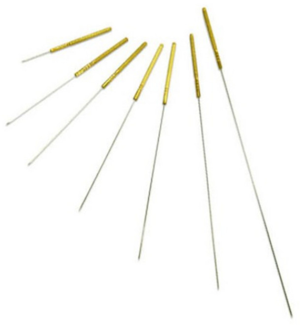 He 행림 황두침 황두장침 1팩 10개입 0.5mm x 30mm~120mm 행림침 동침 사혈침 동방침 한방침 태침, 1개, (3.0)0.5mmX90mm