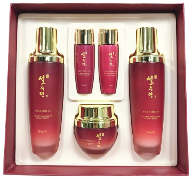 설수련 진 한방 농축 수액유액크림 기획3종 순한 한방화장품 엄마선물 소비기한2028년, 1세트