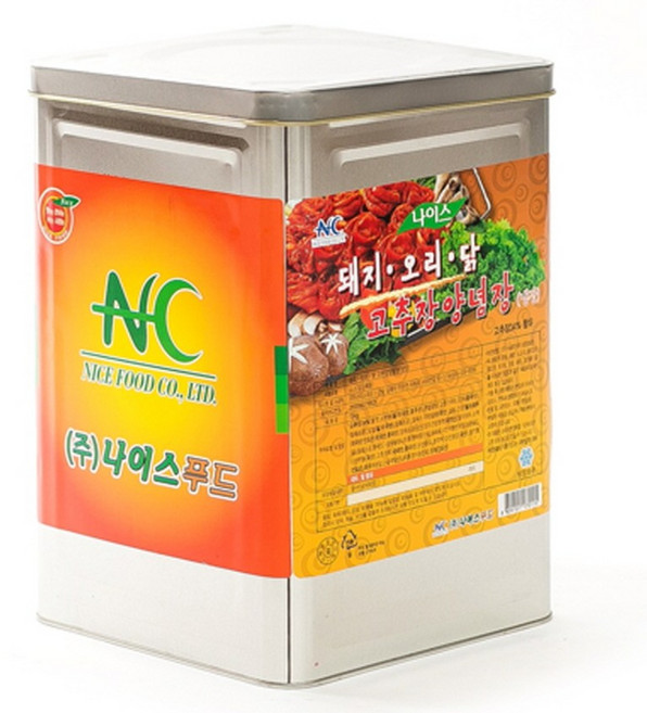나이스 돼지오리닭고추장양념장15kg, 15kg, 1개