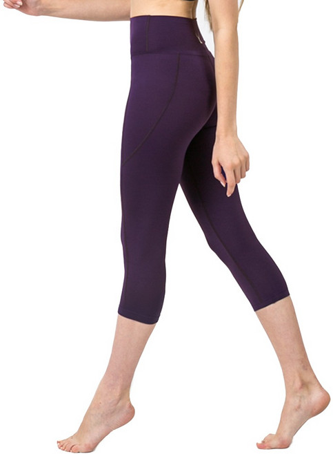 녹족 여성용 스타 7부 요가 레깅스