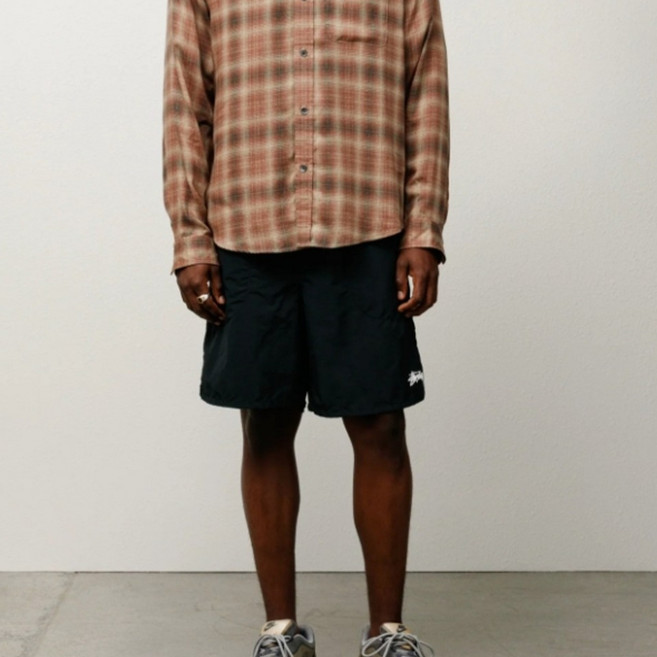 Stussy 스투시 스탁 워터 쇼츠 블랙 113155/N