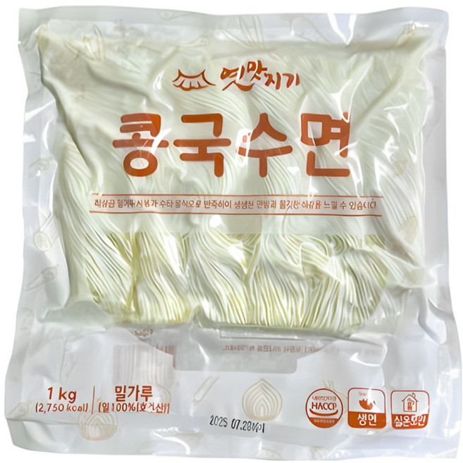 옛맛지기 생면 콩국수 쫄깃쫄깃, 2개, 1kg