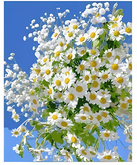 votgl diy페인팅 피포페인팅 명화그리기 그림그리기유화그리기세트40 x 50cm, 006풍경화, 1개