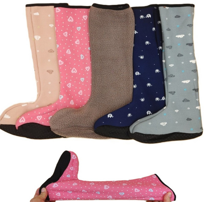 VIC 겨울버선 캐릭터 피치기모 종아리보호 장목형 2켤레 요양원 복지관 어르신 명절선물 덧신 겨울양말