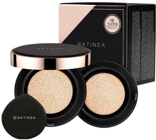 승무원팩트 묻어나지않는쿠션 커버력좋은쿠션 미니쿠션팩트, 바닐라, 1개