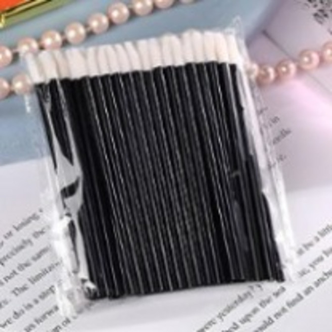 CK리빙 일회용 립브러쉬 스틱 500개입, 블랙, 500개