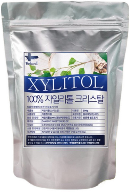 자일리톨 크리스탈 500g 핀란드산 천연감미료, 자일리톨 크리스탈 500gx1팩, 1개