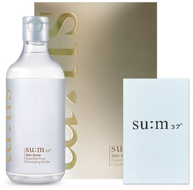 숨37도 스킨세이버 에센셜 퓨어 클렌징 워터, 1개, 400ml