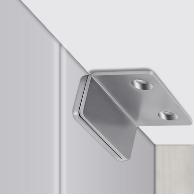 2p/4p/6p구성 자석 빠찌링 가구 자석 도어캐치 문열림 방지 원터치 스텐 똑딱이 붙박이장 장롱, 4개, 실버90도