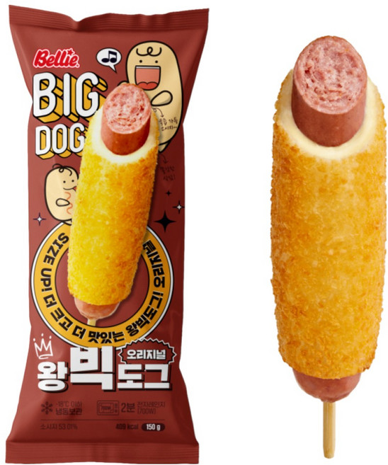 왕빅도그 오리지널 150g (낱개포장), 1개