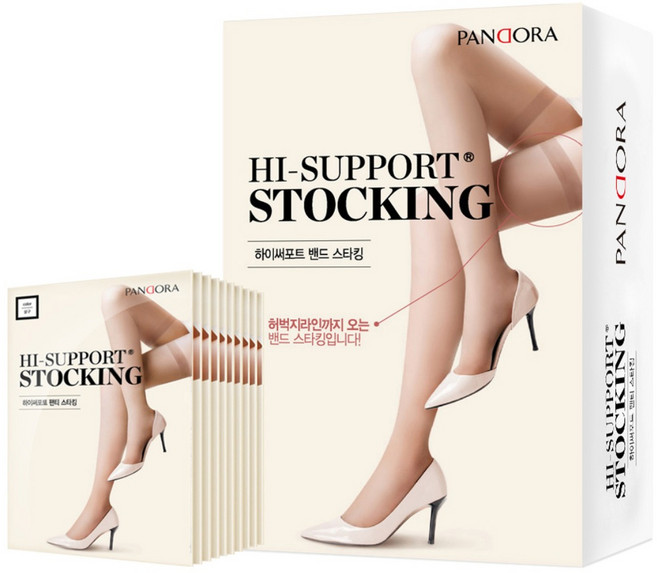 비비안 고탄력 밴드스타킹 20D 10족