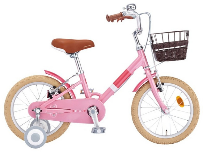 스마트 헤이즐 알루미늄 아동용 자전거, 1개, 140cm, 16인치 핑크 미조립