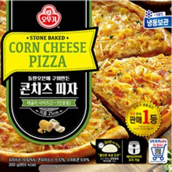 콘치즈 피자 300g, 4개