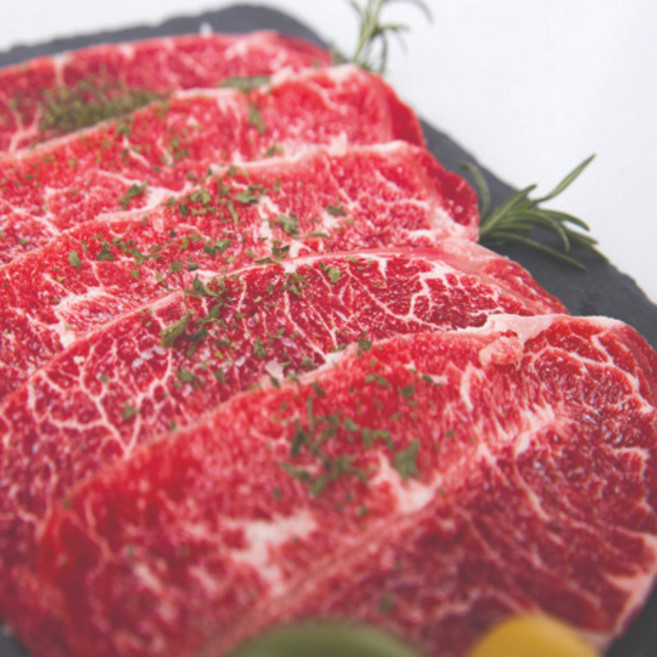 [쭌미트] 미국산 소고기 부채살 슬라이스 개별 진공포장 1팩 (100g 200g 300g), 1개, 300g