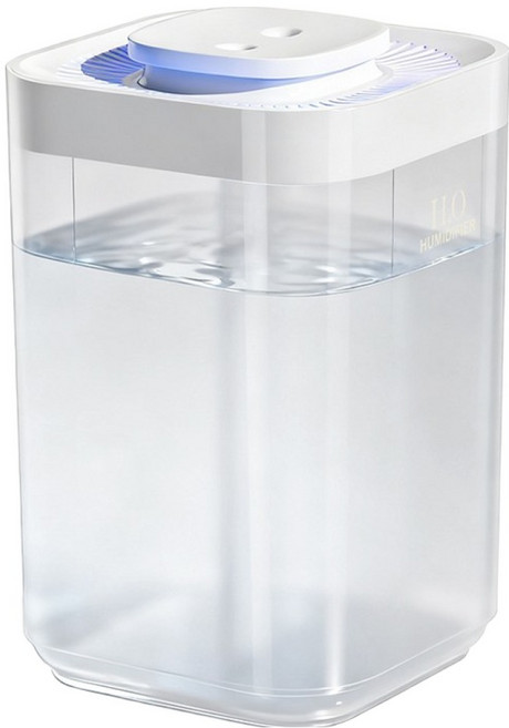 PERFFIER 퍼피어 대용량 초음파 가습기 3.3L 무소음 무드등 간편 통세척 사무실 탁상용 가정용 가습기 30제곱미터까지 공간 커버 가능, 화이트, C8