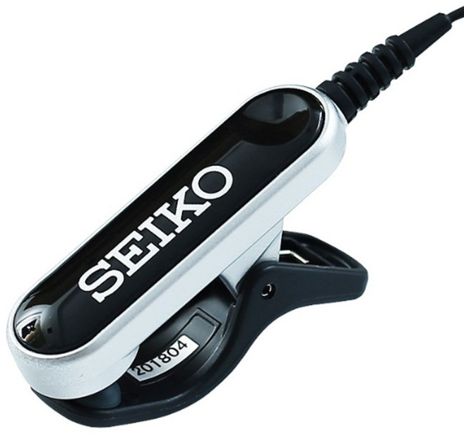 SEIKO 일본 세이코 STM30 클립 집게형 껌 픽업 관 현악기 기타 모두 사용, 블랙, 1개