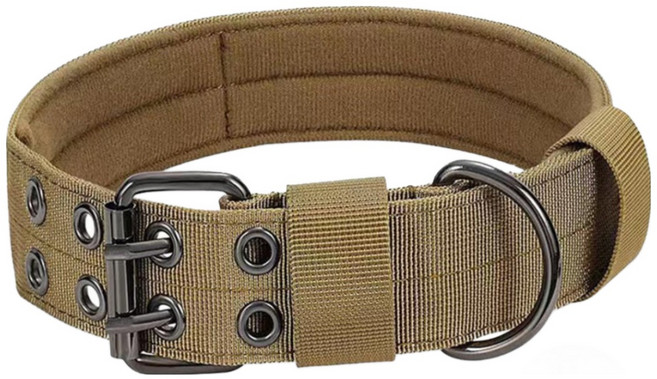 독스랩 중형견 대형견 컴포트 목줄, 브라운, 1개