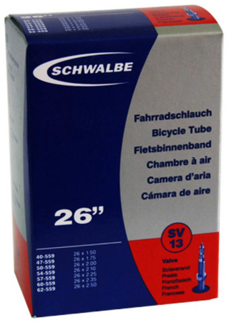 SCHWALBE 슈발베 SV13 26 40mm 프레스타 자전거튜브, SV13 40mm, 1개