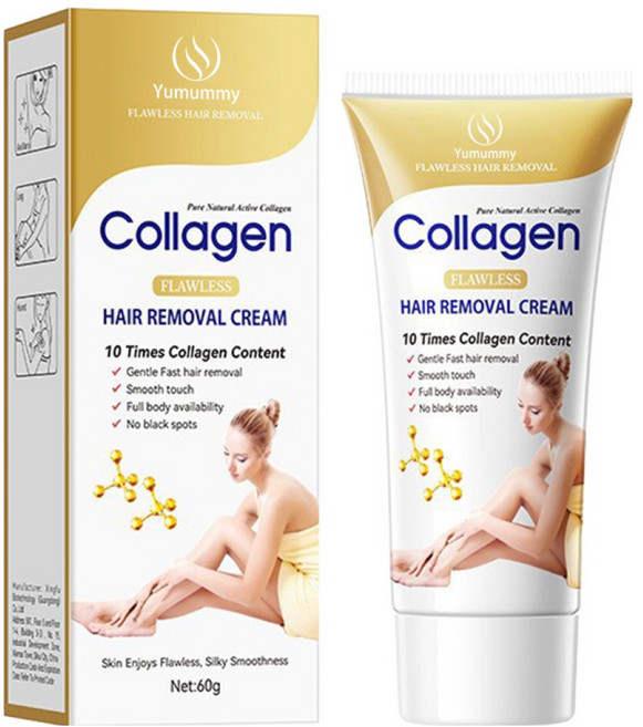 1+1 제모 크림 마일드하고 아프지 않은 영양가 있는 남녀공용 제모 밤, 2개, 60ml