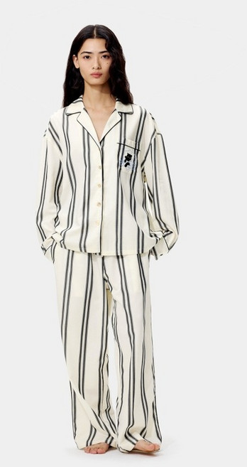 [tbh] Urban Junglee 텐셀 코튼 커플 파자마 세트 사계절 원마일웨어 홈웨어 잠옷