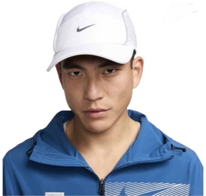 [국내백화점]나이키 드라이핏 러닝 등산 마라톤 운동 모자, 화이트, 1개