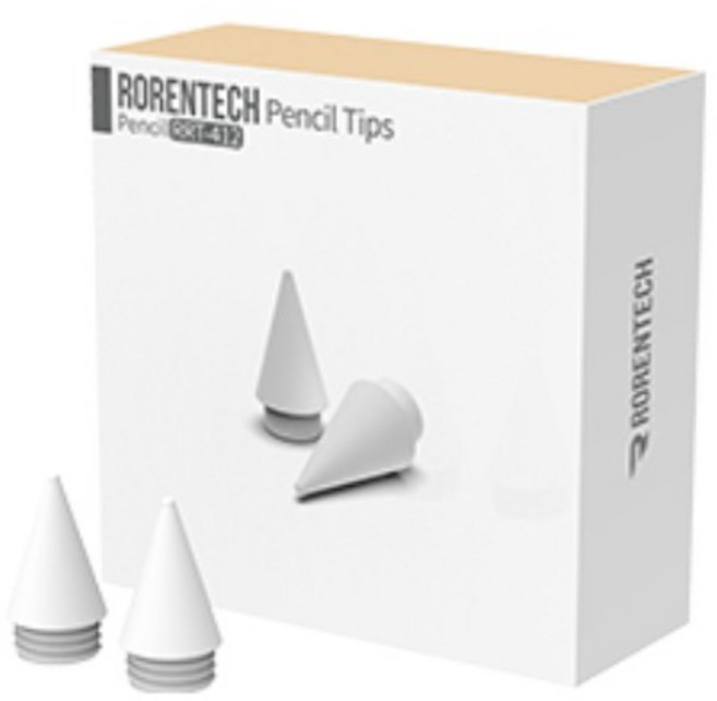 로랜텍 아이패드 스타일러스 터치펜슬 전용 팁스, 2개