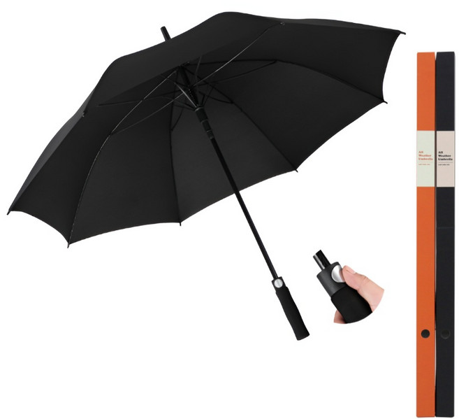 [1+1] 린델 튼튼한 골프 자동 대형 경량 장우산 150cm 의전용