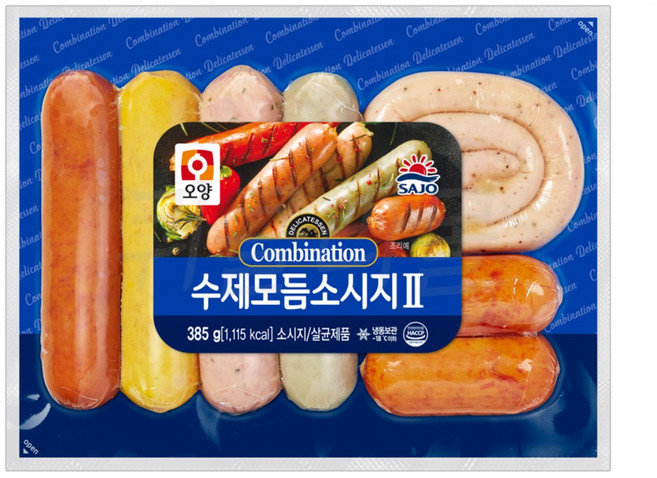 오양 수제모듬소시지 385g X 26개 [업소용]