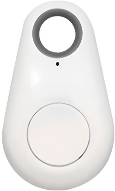 FOOI 1+1 블루투스 스마트 분실방지 태그 초소형 위치추적 키파인더 갤럭시 아이폰 호환 반려견 노인, 1개, 화이트+화이트