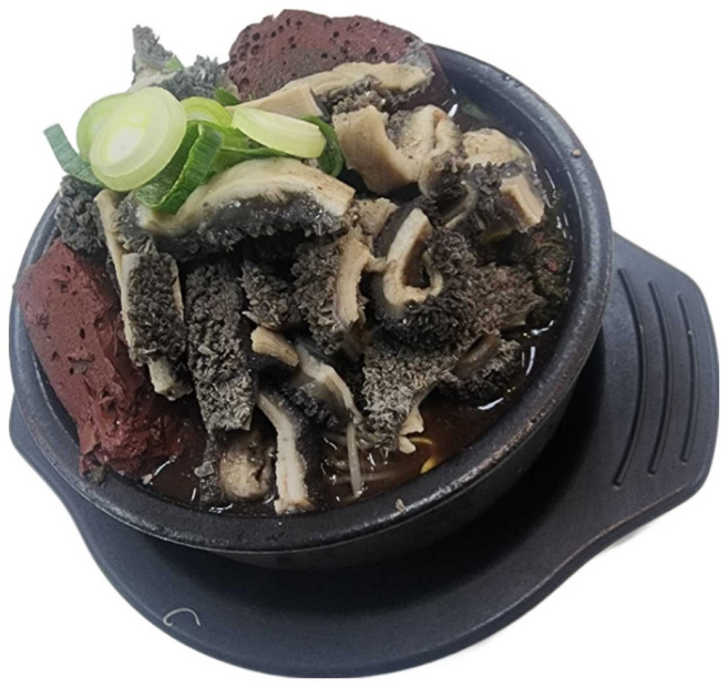 [둘째네원조양평서울해장국(3인분)] 국내산 양 선지 무청 보양식 양평 해장국(양별도포장), 5개, 1.2kg