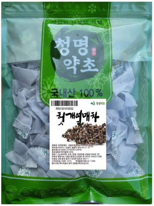 헛개열매차, 80개, 1g