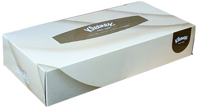 크리넥스 슬림형 미니 미용티슈 70매, 6개