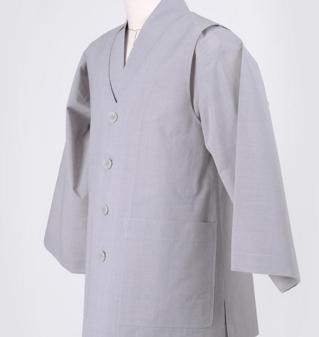 [1159] 경남모직 모실론 조끼 (비구스님 / 비구니스님) 승복 법복 사찰복 생활한복 개량한복 지장사