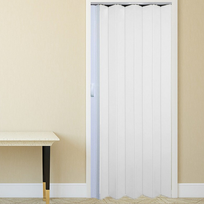 이케이몰 자바라 문 커튼 접이식 슬라이딩 홀딩 도어 더블 샤이니 사이즈 및 기재