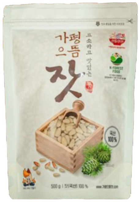 국산잣 500g 가평 으뜸 잣, 1개, 황잣 500g