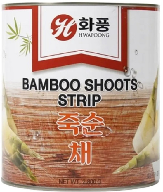 죽순 채 2.8KG 화풍 대용량 짬뽕 통조림 캔, 6개