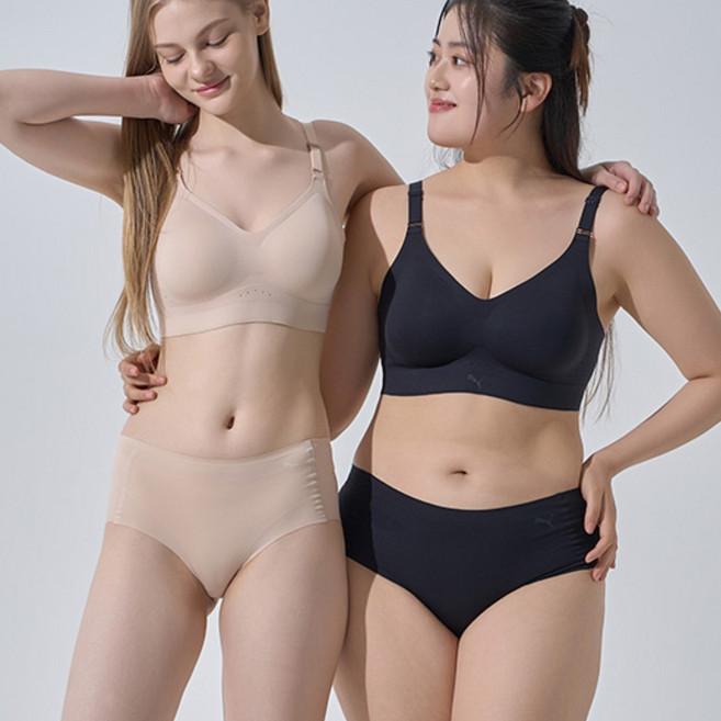 [푸마] 여성 코어라인 브라(끈형) 2종세트