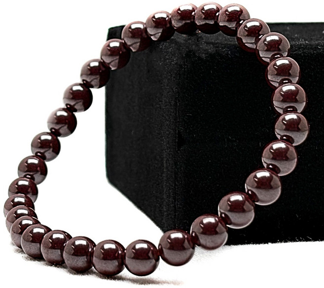 오지끄 O.JIK 원광주사 복 삼재 불교 경면주사 원석 운 염주팔찌