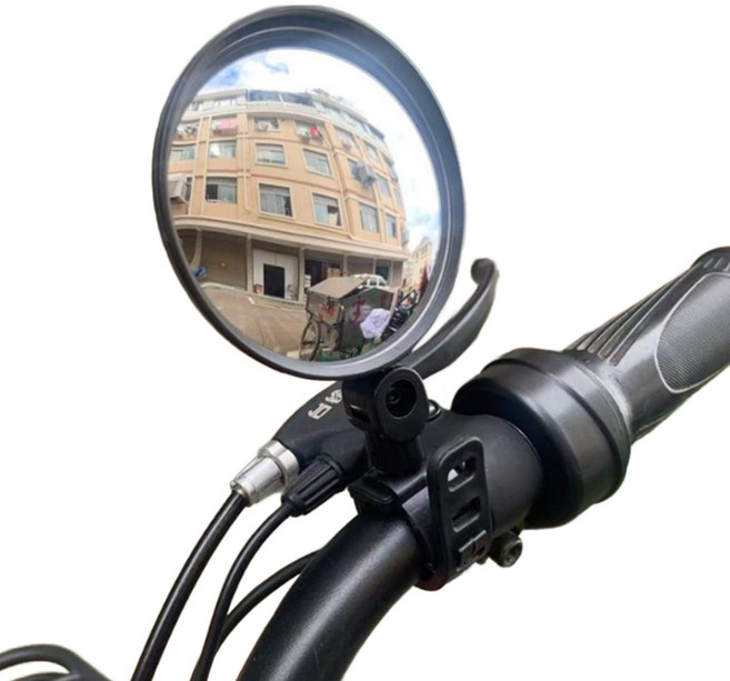 자전거 백미러 사이드미러 전기 전동 용품 킥보드 후사경 거울 악세사리, 1세트, Td블랙+Td블랙