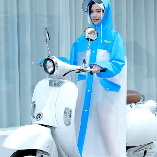 ANBER 커플 레인코트 EVA 오토바이 우비 빅사이즈