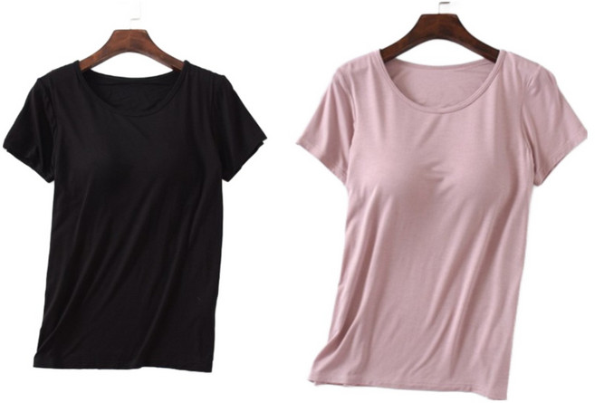 에쉬울프 모달 반팔 노브라티 2P